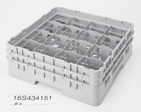 Efficient Washing System Innovative Design Cambro s closed outer wall system is designed for optimum cleaning, keeping water and chemicals inside the washcrate, reducing waste.
