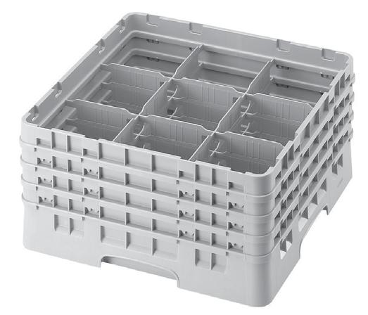 Cambro s washcrates have open inside compartments that allow water and chemicals to pass between areas easily and wash all contents efficiently.