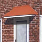 We offer solid top or (built-in gutter options as shown.) Available in white or brown, oak or rosewood. Lead look top optional.