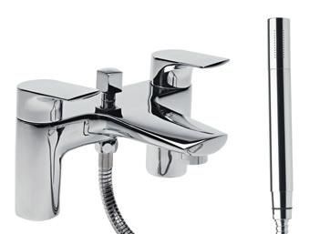 00 Strike Bath Shower Mixer & Handset 230(w) x 140(h) x 165(d)mm TSE42 233.