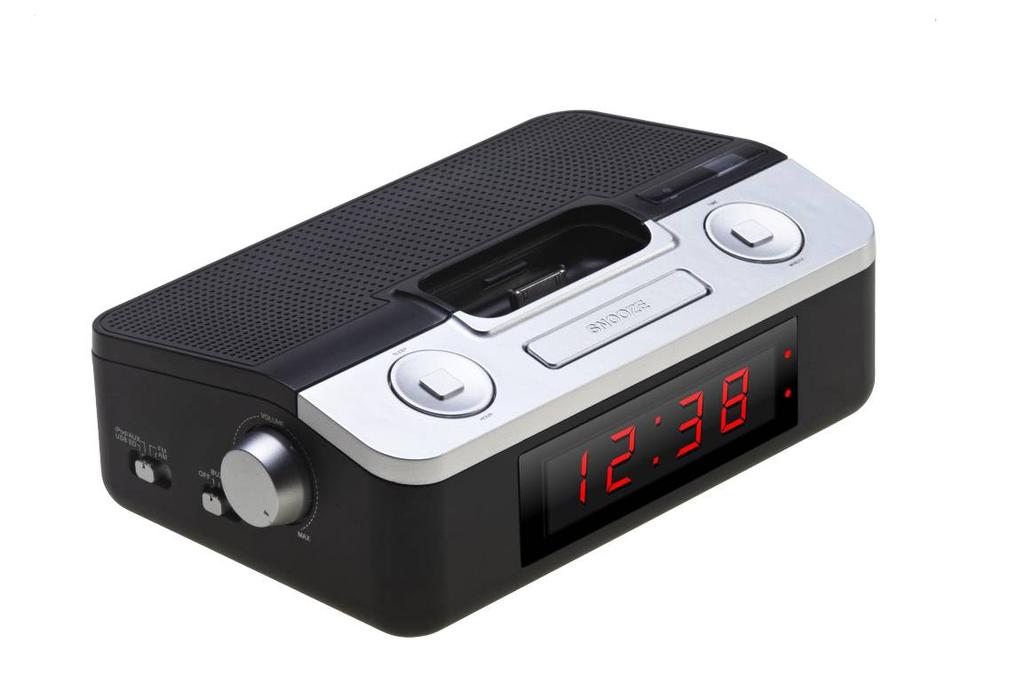 RADIO-ALARM CLOCK DOCKING STATION ipod / iphone