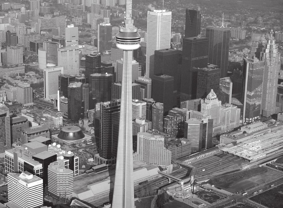 SHAPING THE CITY Downtown, with its dramatic skyline, is Toronto s image to the world and to itself: comfortable, cosmopolitan, civil, urbane and diverse.