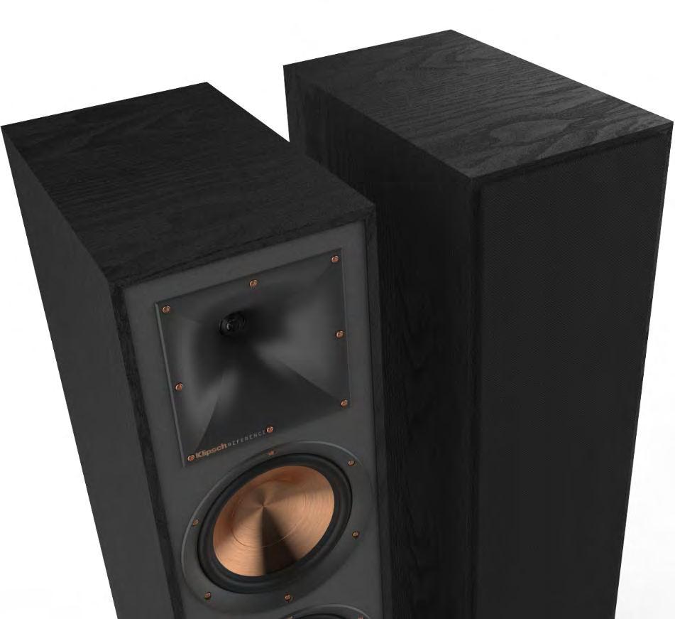 REFERENCE SERIES HIGHLIGHTS Modern Materials and Technology New Tractrix horn improves coverage and bandwidth LTS tweeter and phase plugs ensure greater accuracy Rear Tractrix ports produce