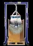 the bulk bag and to place it under the place of suction.