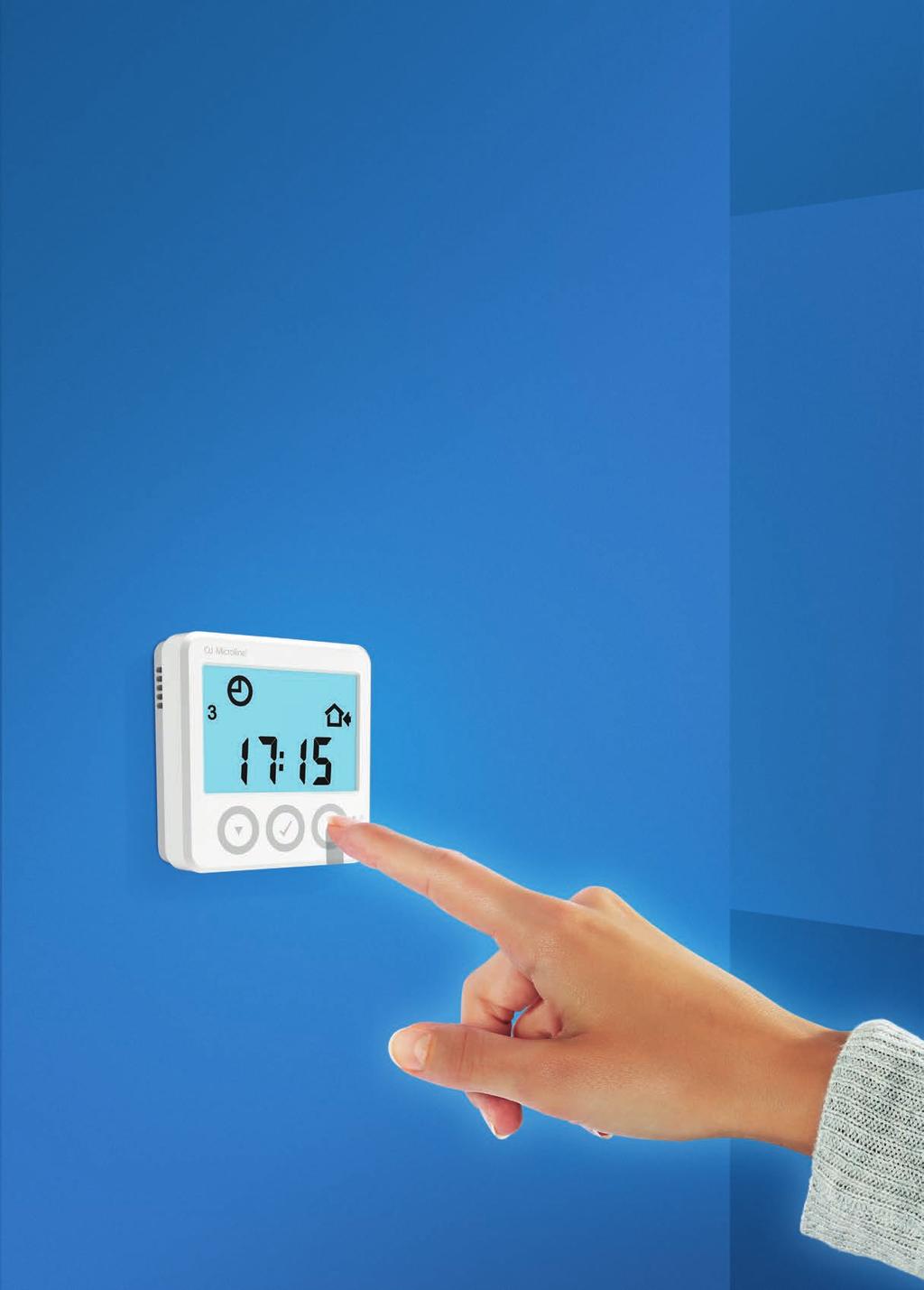 ...with beauty intuitive operation DESIGNED FOR COMFORTABLE LIVING The modern thermostat provides so much more than simple temperature control it s a personalised and intuitive device designed to put