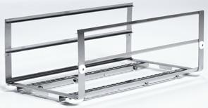To be used together with the loading trolley and the rack without levels. Tray for 100-liters, dimensions: 960 x 312 x 35 mm Art.