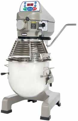 whisk, splash guard with feed chute and paddle 2 year limited warranty ETL, NSF 198358 7 qt, 12 Speeds, 12"w x 16"d