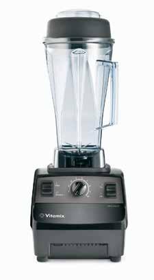 5"h 031236 3 3 4 hp, 3 Speed w/pulse, 14 7 8"w x 15"d x 22 1 4"h VITA-PREP FOOD BLENDER Variable speed control allows you to puree, blend,