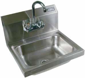 deep drawn sink bowl 7 3 4" high side splashes Stainless steel basket drain 1 1 2" IPS