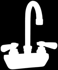 863324 Wall Mount SINK MIXING FAUCET 12"