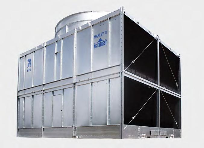 CTI Certified. FM Approved models available. MARLEY NC CROSSFLOW COOLING TOWER Five-year mechanical equipment warranty and guaranteed thermal performance.
