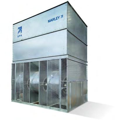 MARLEY MCW COUNTERFLOW COOLING TOWER Maximizes forced-draft technology and high performance.