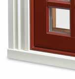 inswing patio door 3 1 /2" backband & bead casing and 1 1 /2" sill nose shown on casement 3 1 /2"