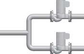 Hot Water Generator pump sizing The AQUAS has two (2) heat exchangers that require two (2) individual pumps for proper installation in the boiler loop and an additional two (2) pumps for the Hot