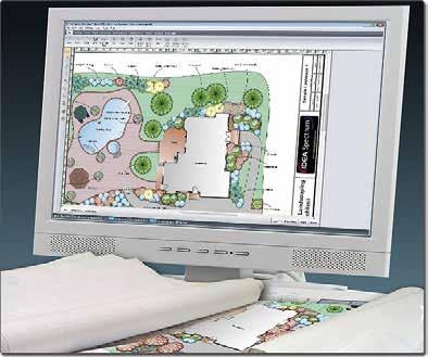 Drawing up your ideas. Get the dimensions of your site and add in any hard element such as the house, garage, pool.