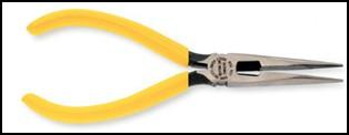 Needle-nose pliers The long, tapering, forged head that gives needle-nose pliers
