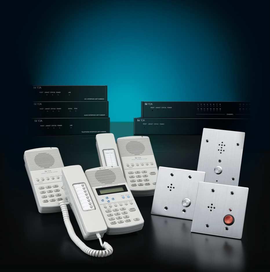 N-8000 SERIES IP INTERCOM SYSTEM IP Network-Compatible Intercom System with Packet Audio Technology