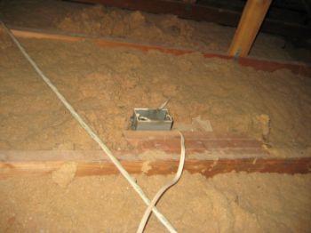 12. Electrical The Inspector observed few deficiencies in the condition of the electrical components in the attic at the time of the inspection.