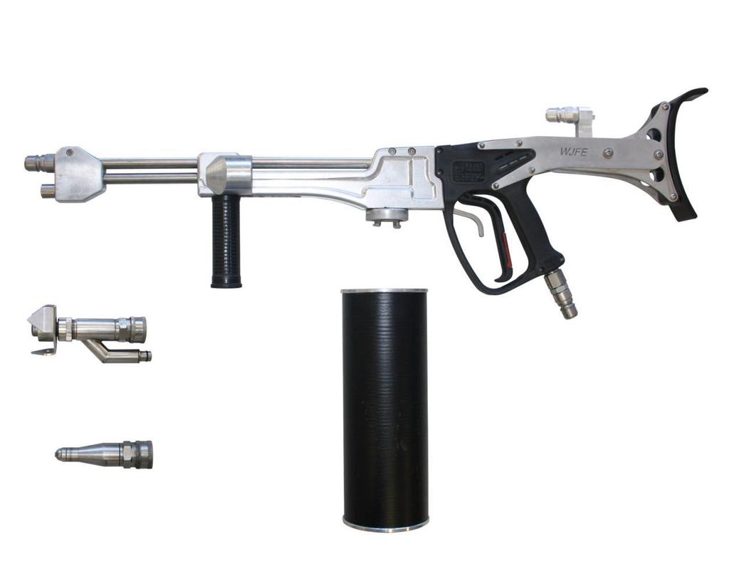 The innovative lance of WJFE- 300 Cutting Extinguisher Twin Barrel lance Abrasive trigger HP Water trigger