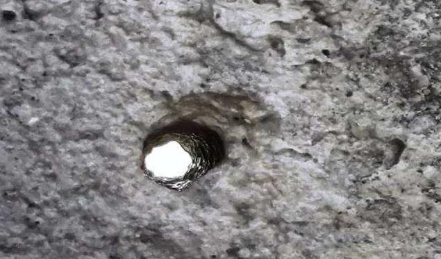 120 mm concrete block pierced in 40 sec.
