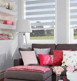 This category of blinds can be easily adjusted to provide a degree of light control while