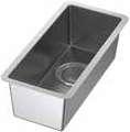 Stainless steel. 891.574.84 $119 NORRSJÖN inset sink 1 bowl. Can be undermounted.