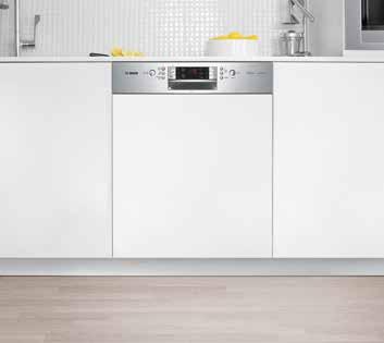 dishwasher door Continuous kick panel provides seamless integration Optional stainless steel front panel accessory Slimline built-under or freestanding