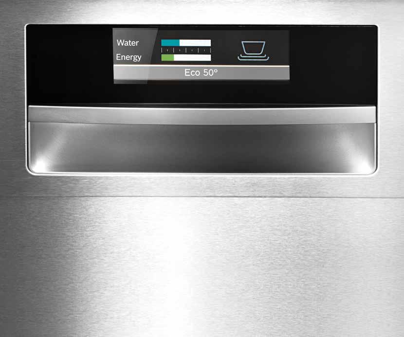 12 Bosch ActiveWater TM dishwashers. more information www.bosch-home.com.
