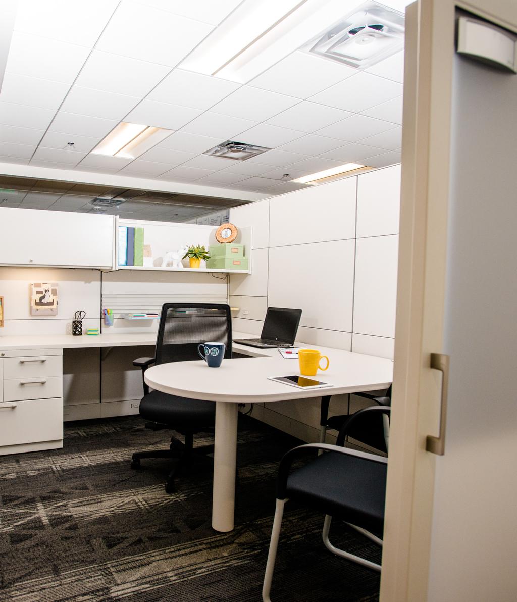 Capture was configured to deliver plenty of privacy within the open office setting.