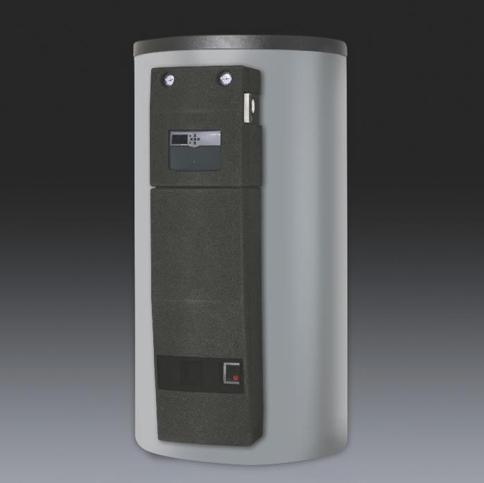 The heat management of the integrated system controller guarantees an optimum interaction between the heating water storage cylinder and all other components.