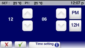Display Filter This setting determines the averaging time used when displaying temperature information.