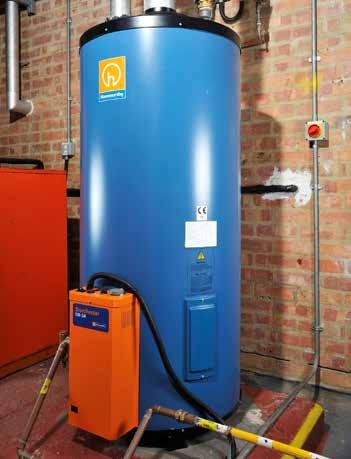 Single Fire Tube, Direct Gas-Fired Storage Water Heaters The Hamworthy Dorchester DR-S storage water heaters offer a practical and efficient means of producing domestic hot water and are suitable for