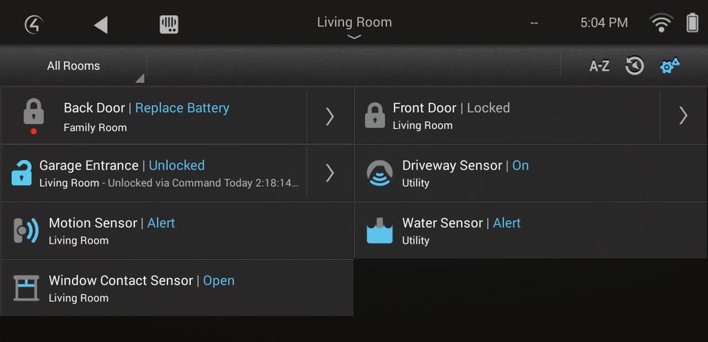 Using door locks You can lock and unlock any connected door lock, as well as keep track of who accesses the locks and when (if supported by the lock), by using a touch