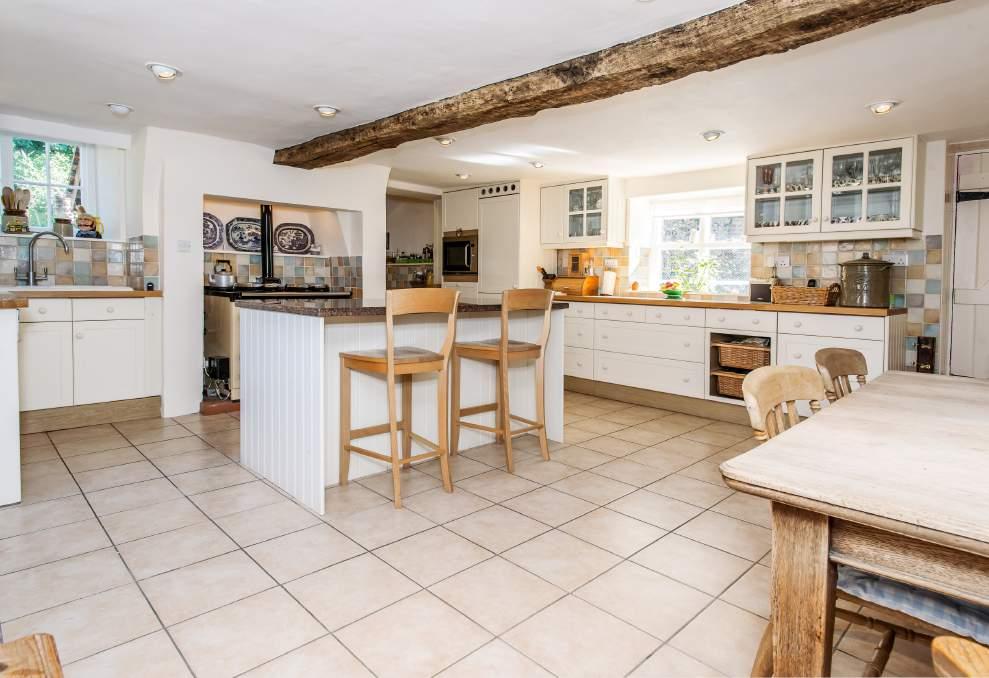 On the market for the first time in 47 years Lying on a quiet country lane, a 17th century Grade II listed farmhouse,