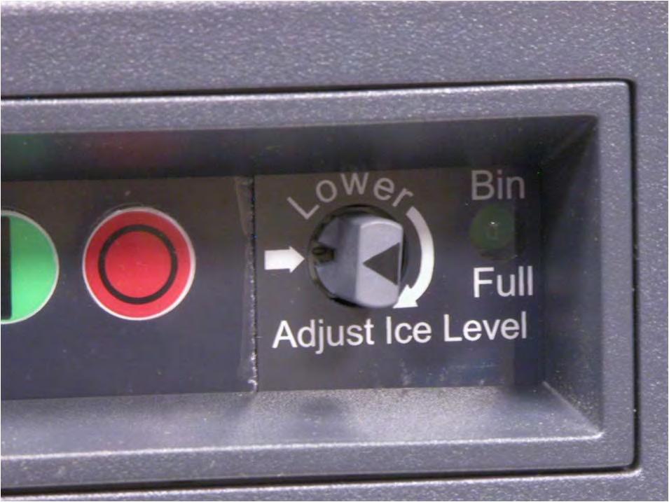 Vari-Smart Adjustable ice level Standard on