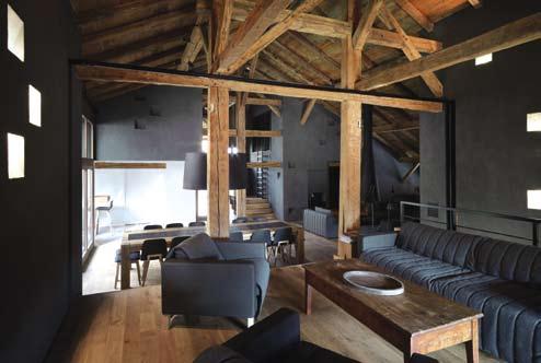 With this scenic visual as a background, Parisian architectural firm Jérémie Koempgen Architecture (JKA), along with design firm FUGA, have redesigned a historical farmhouse to be a contemporary