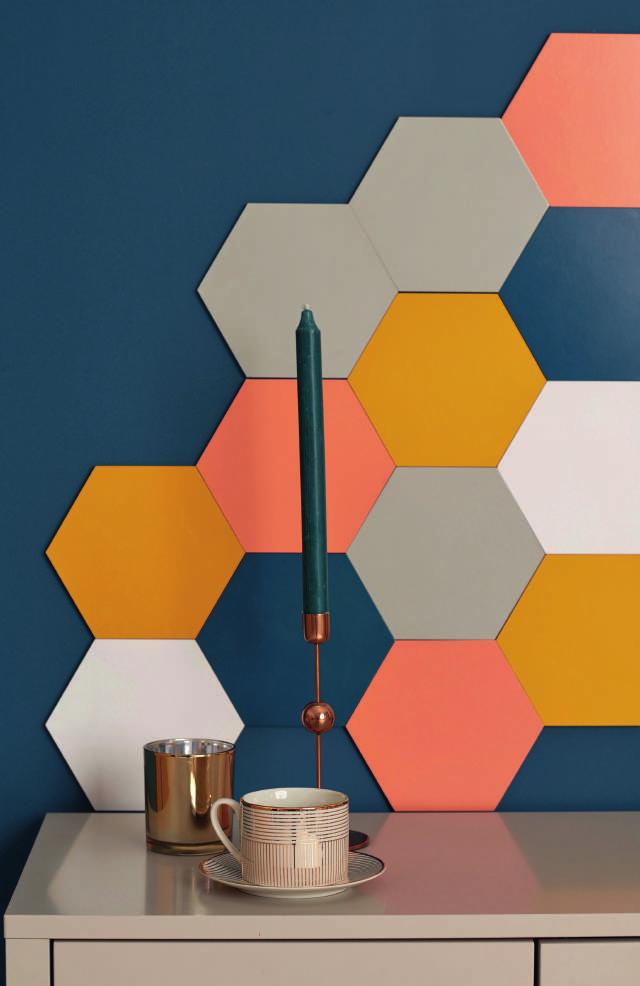 HEXAGON wall panels ONE ITEM MANY LOOKS How many times have you wanted