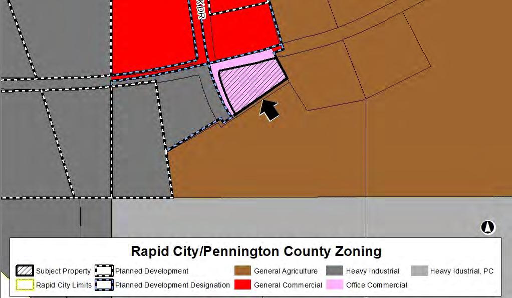 Subject Property and Adjacent Property Designations Existing Zoning Comprehensive Existing Land Use(s) Plan