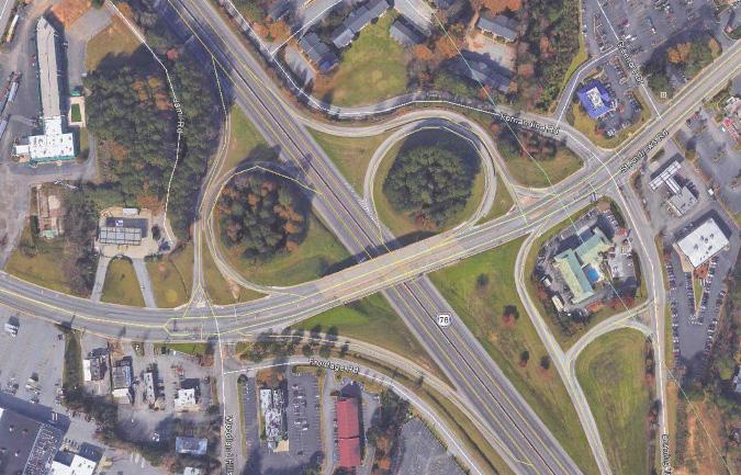 vision ConCepTS M GaTewayS M The image below shows what the interchange at Interstate 26 and St. Andrews Road looks like in its present condition.