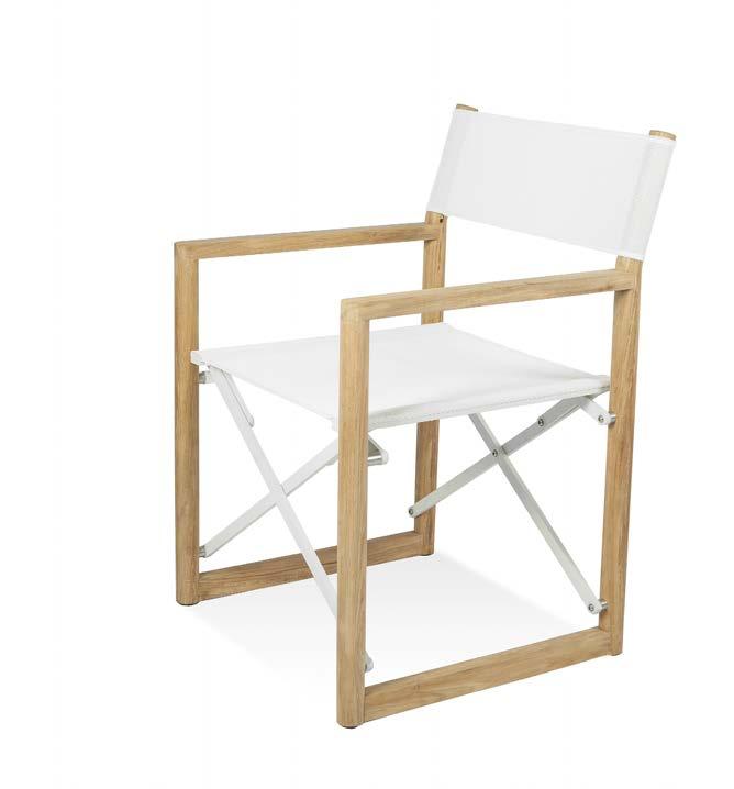 FUNCTIONAL STYLE Solid A-Grade Teak frame with batyline mesh paired with