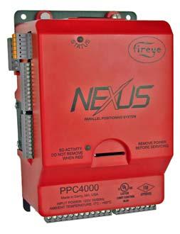 NEXUS PPC4000 SERIES FUEL AIR RATIO CONTROLER Bulletin PPC-4001 The Fireye NEXUS PPC4000 is a state of the art stand-alone parallel positioning system for all types of liquid or gaseous fuel fired