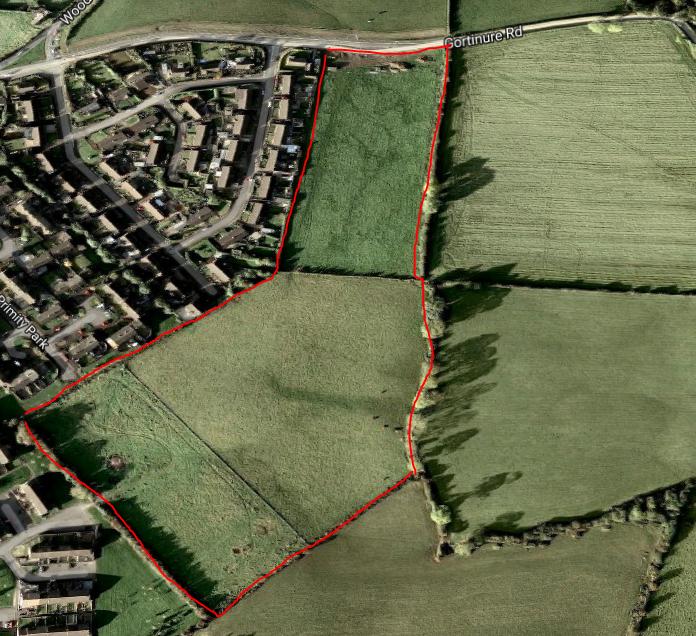 3. Site and Surrounding Area The proposed site is approx. 6.8 ha of agricultural land, the vast majority of which is identified as white land within the Derry Area Plan 2011.