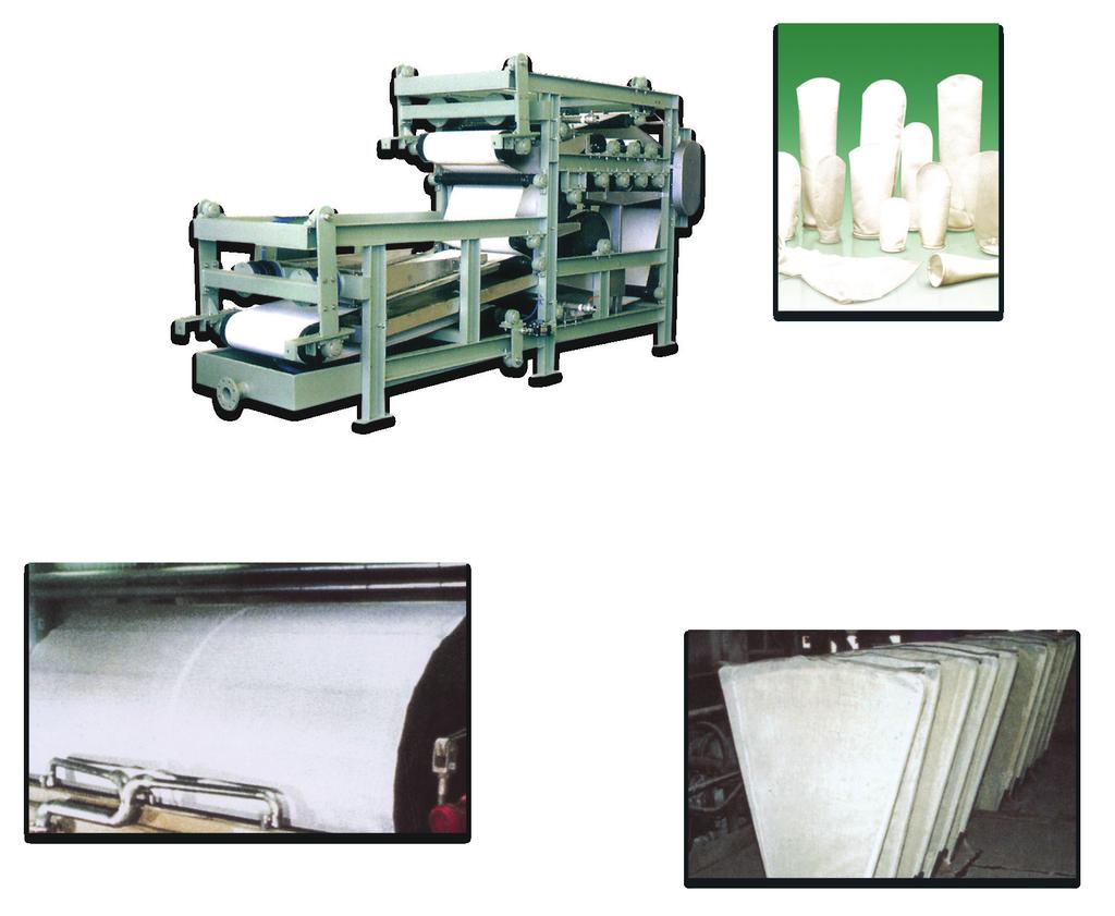 Cloths for Belt Press Liquid Filter Bags For continuous filtration process such as pulp drying and ore washing, the belt press is one of the most commonly used filtration equipment.