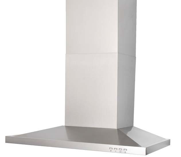 INSTALLATION INSTRUCTIONS HB0126 CHIMNEY RANGE HOODS MODELS VJ51030SS AND VJ51036SS INTENDED FOR DOMESTIC COOKING ONLY READ AND SAVE THESE INSTRUCTIONS INSTALLER: LEAVE THIS MANUAL WITH HOMEOWNER.
