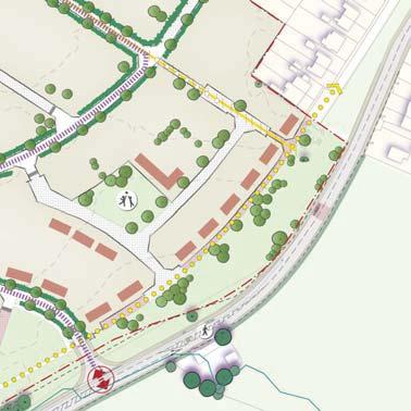Application Layout: Proposed footpath/cycleway As discussed at the meeting with