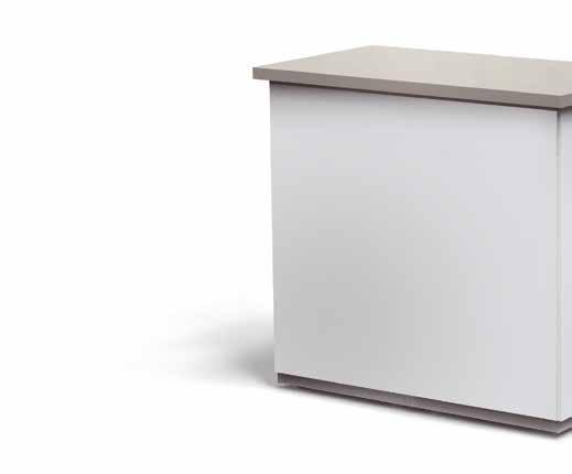 Drawers without handles Innovative Servo-Drive system allows you to open drawers by tapping them gently with your knee, the back of your