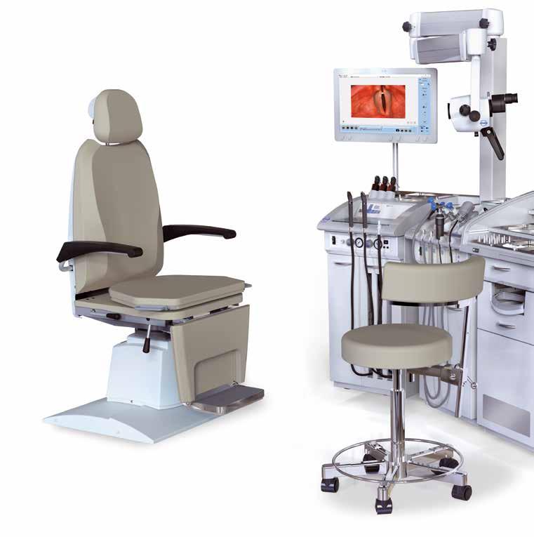 THE CLASSIC CHOICE FOR STANDARD REQUIREMENTS ATMOS S 61 Servant Functionality and efficiency in perfect harmony Every ENT practice is different.