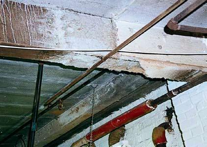 Asbestos roof slates
