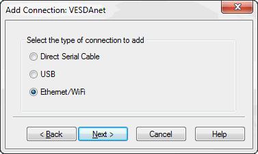 Select Ethernet / WiFi, then select Next (Figure 5-5). Figure 5-5: Select Ethernet 2.