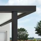 paint the blades in a different colour than the structure) Flush post Offset post The installation of pergola
